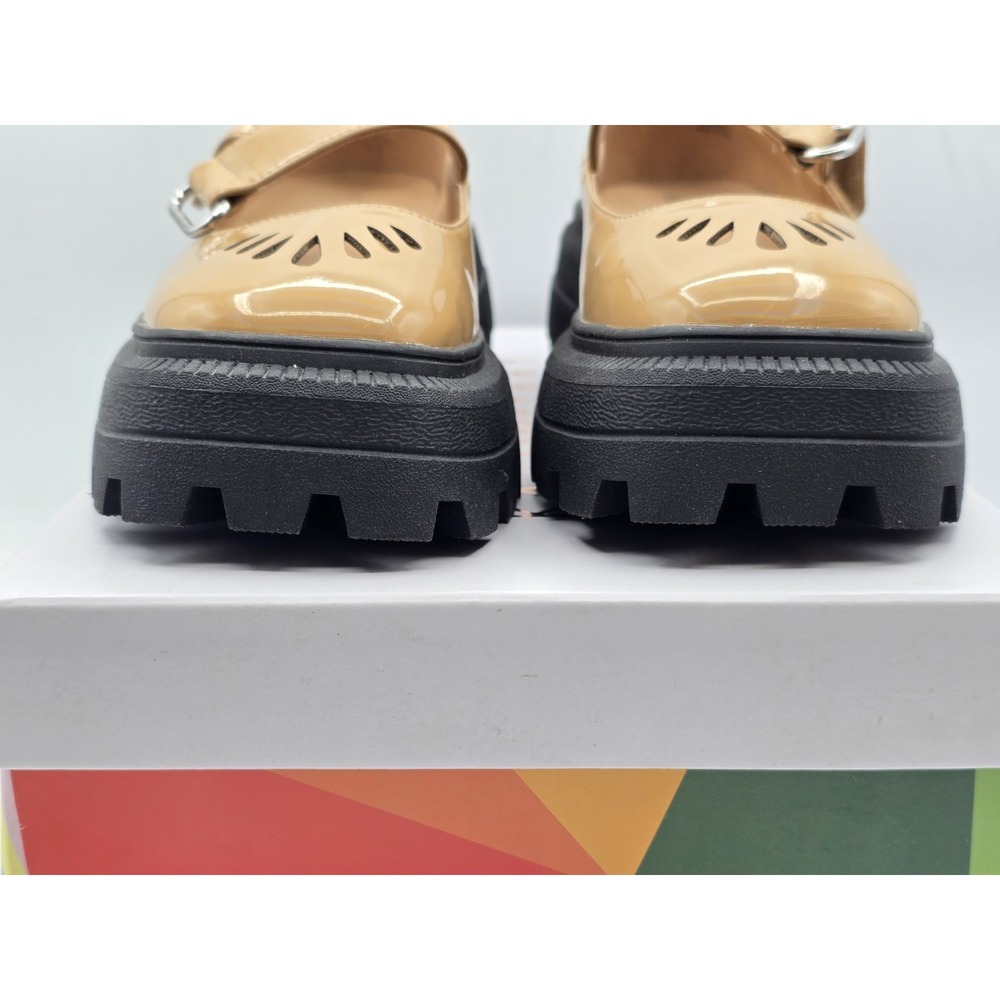 Katy Perry Women's Geli Combat Mary Jane Shoes Size 5M Biscotti Color NWOB - Picture 4 of 14